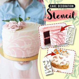 Cake decor stencils – Șabloane pentru decorare tort (10 bucăți) 03