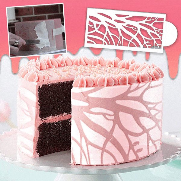 Cake decor stencils – Șabloane pentru decorare tort (10 bucăți) slider