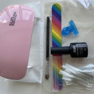 Fiberglass Nail Set – Set extensii unghii din fibră de sticlă + Lumină UV 03