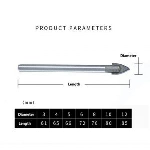 Spear point drill set – Set de burghie cu vârf tip suliță (5 buc) 03
