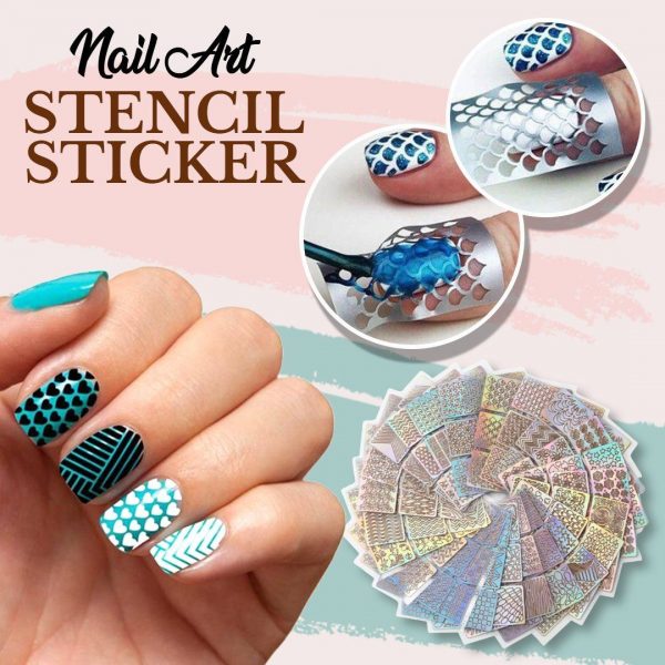 Nailart – Șabloane pentru unghii (144 bucăți)