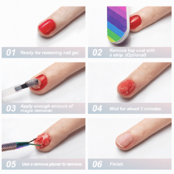 Remover gel de unghii 02