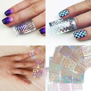 Nailart – Șabloane pentru unghii (144 bucăți) 03