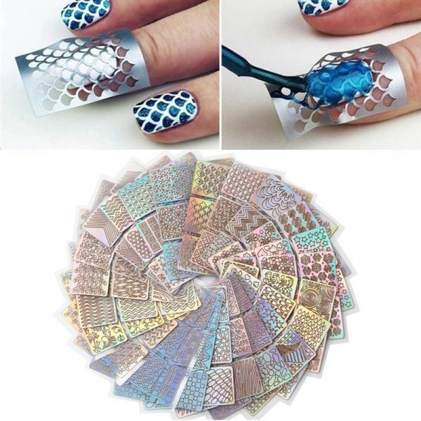 Nailart – Șabloane pentru unghii (144 bucăți) slider