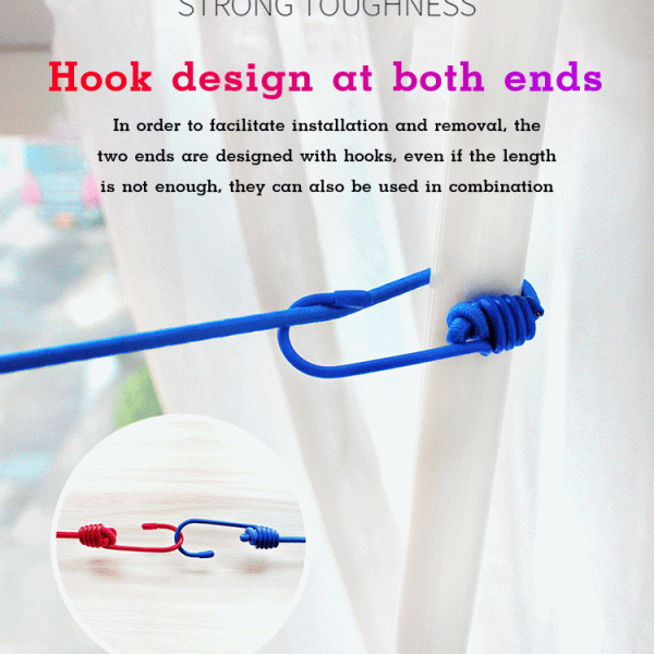 Stretchy Clothesline – Linie flexibilă pentru uscarea hainelor slider