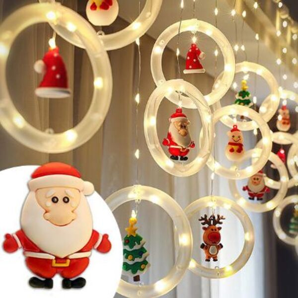 CHRISTMAS RINGS- Inele LED de Craciun