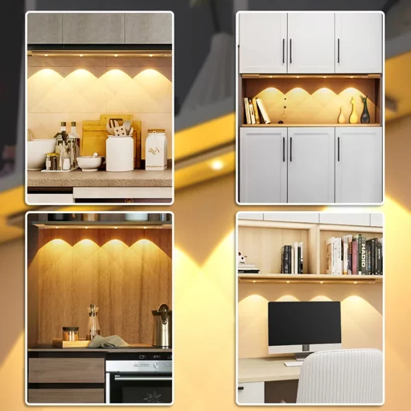Lumină de dulap LED cu senzor de mișcare (40cm) slider