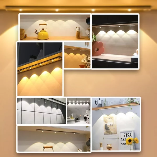 Lumină de dulap LED cu senzor de mișcare (40cm) slider